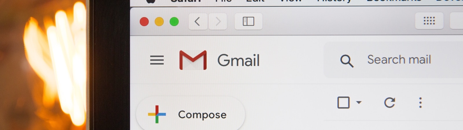 Gmail email interface